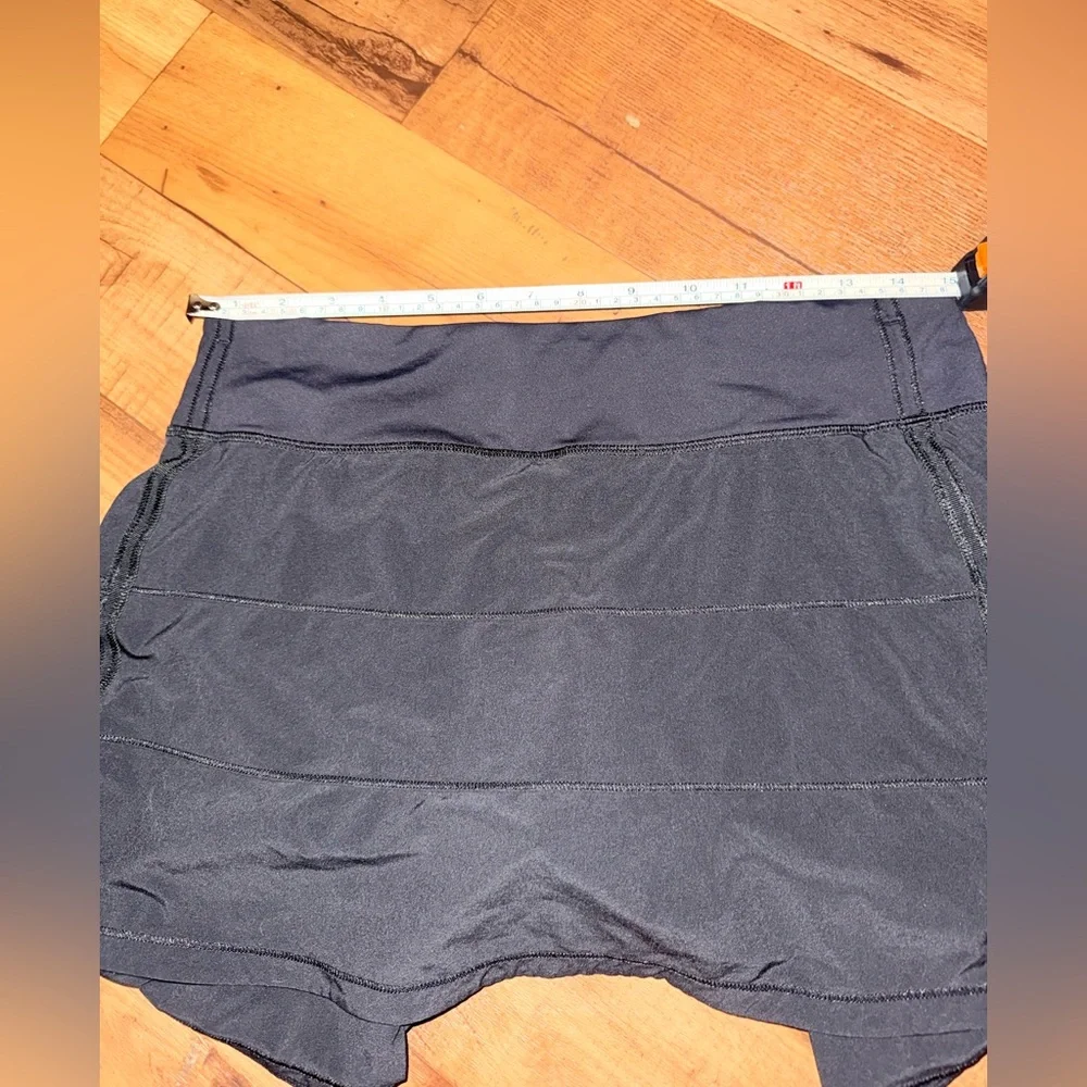 Pristine Lululemon Black Pace Rival Skirt *4-way Stretch 2 Size:8 - Picture 14 of 14